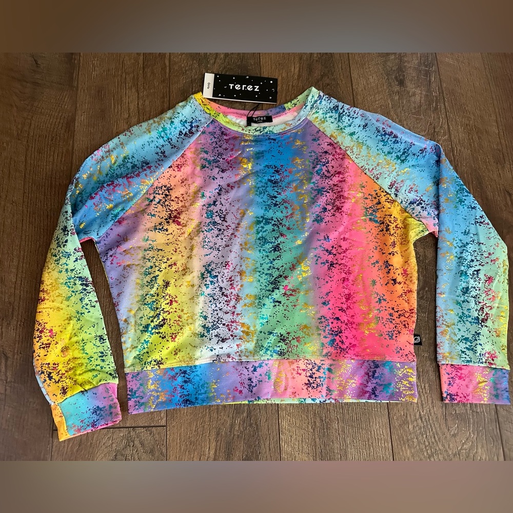 Terez Girls Sweatshirt, Large, brand new